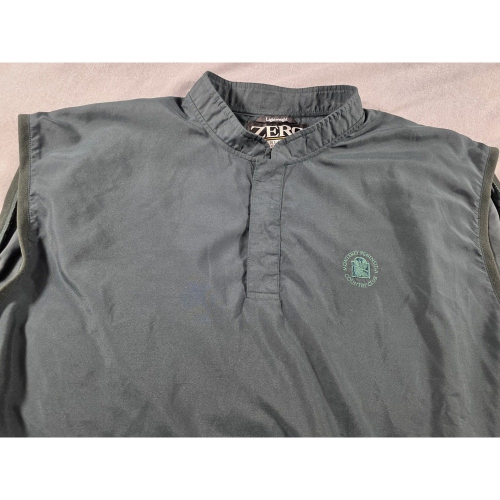 Zero Restriction Golf Lightweight Vest Pullover Monterey Peninsula Country‎ Club